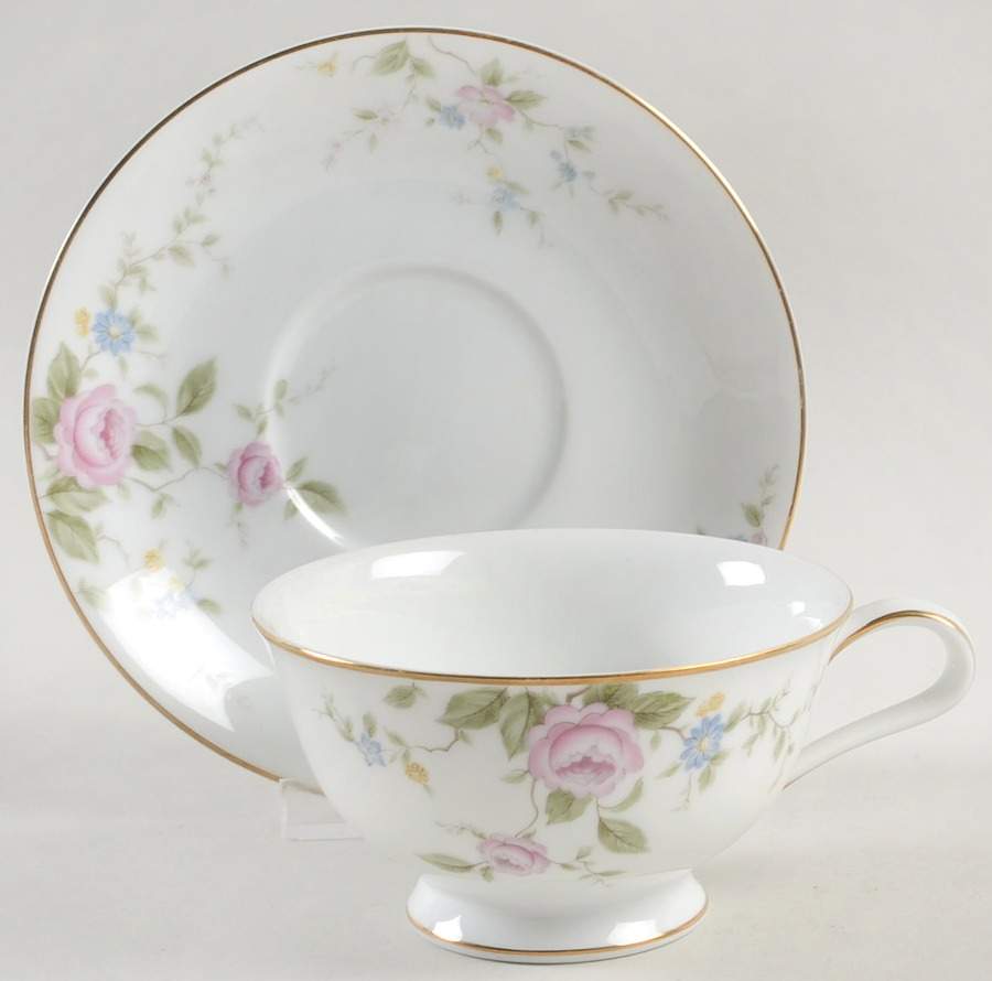 Firenze Footed Cup & Saucer Set by Noritake-1