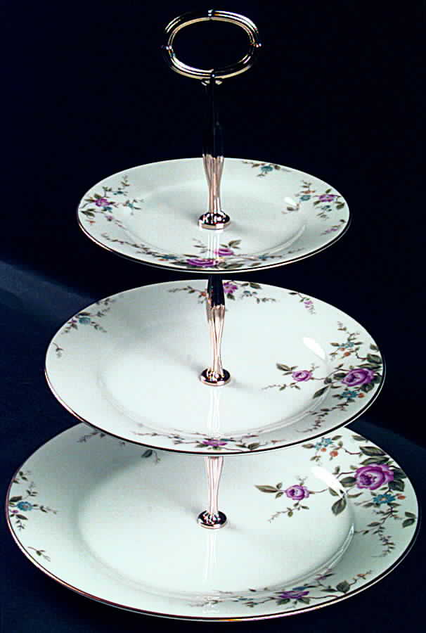 Firenze 13 7/8"-14 1/4" 3-Tiered Serving Tray(DP,SP,BB) HC by Noritake-1