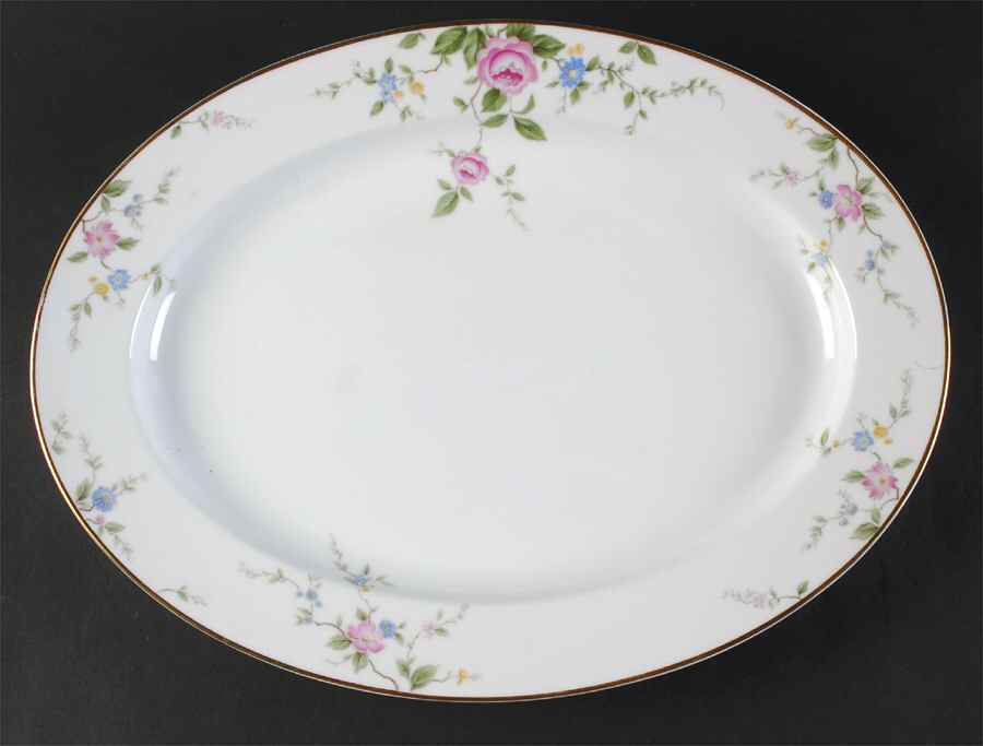 Firenze 16" Oval Serving Platter by Noritake-1