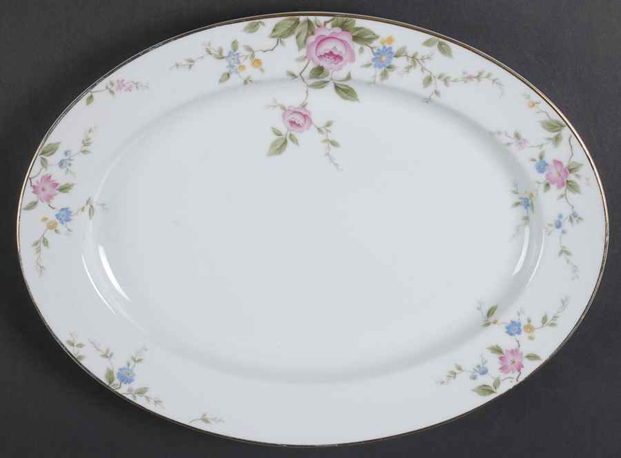 Firenze 13" Oval Serving Platter by Noritake-1