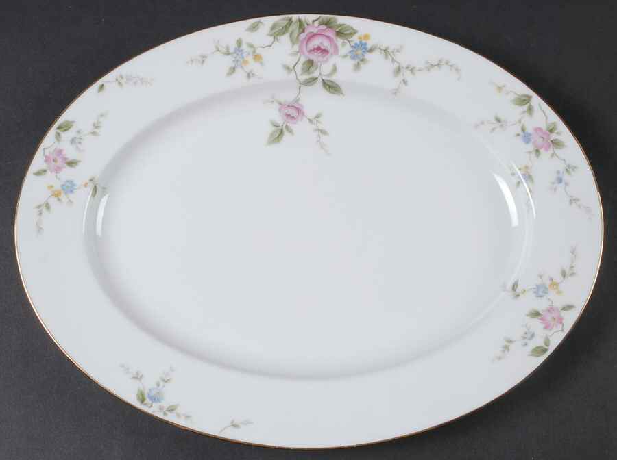Firenze 11" Oval Serving Platter by Noritake-1