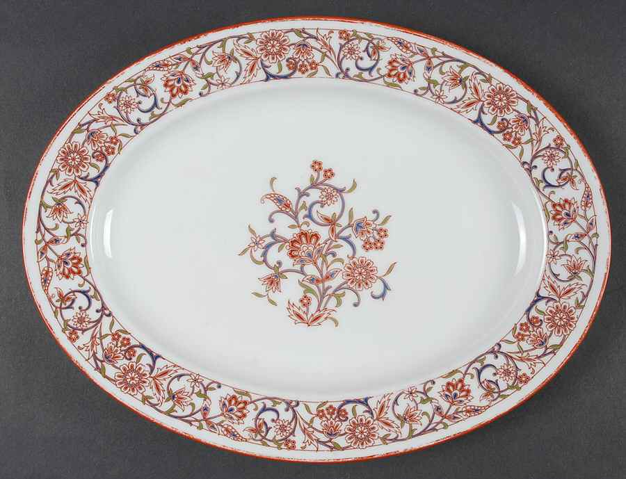 Firedance 11" Oval Serving Platter by Noritake-1