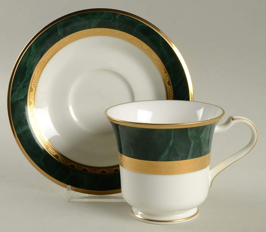 Fitzgerald Footed Cup & Saucer Set by Noritake-1