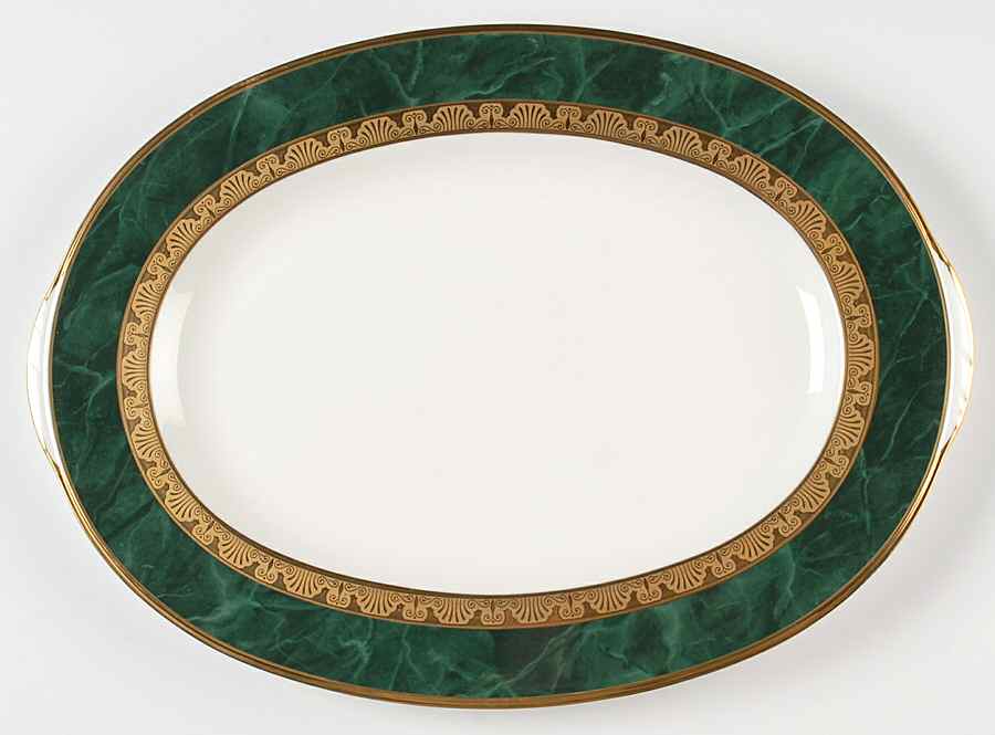 Fitzgerald 14" Oval Serving Platter by Noritake-1