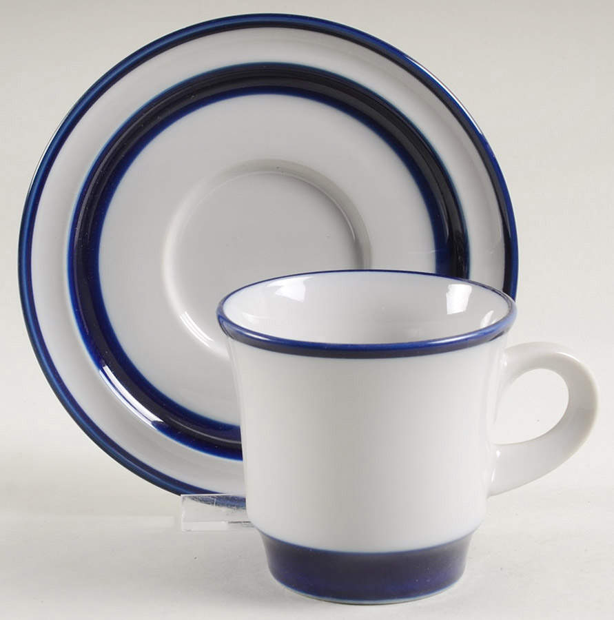 Fjord Flat Cup & Saucer Set by Noritake-1