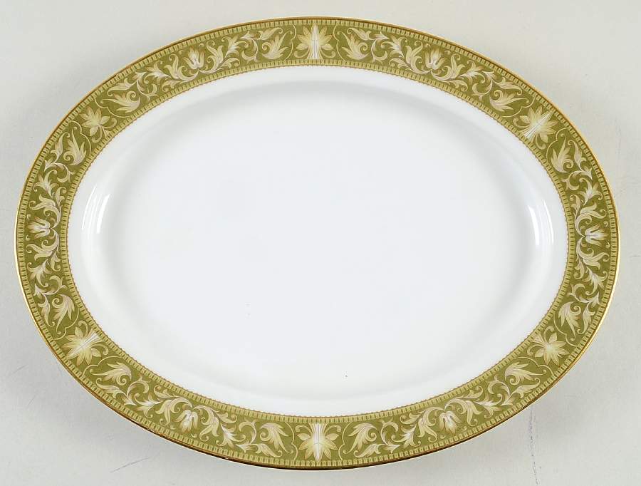 Flanders 13" Oval Serving Platter by Noritake-1