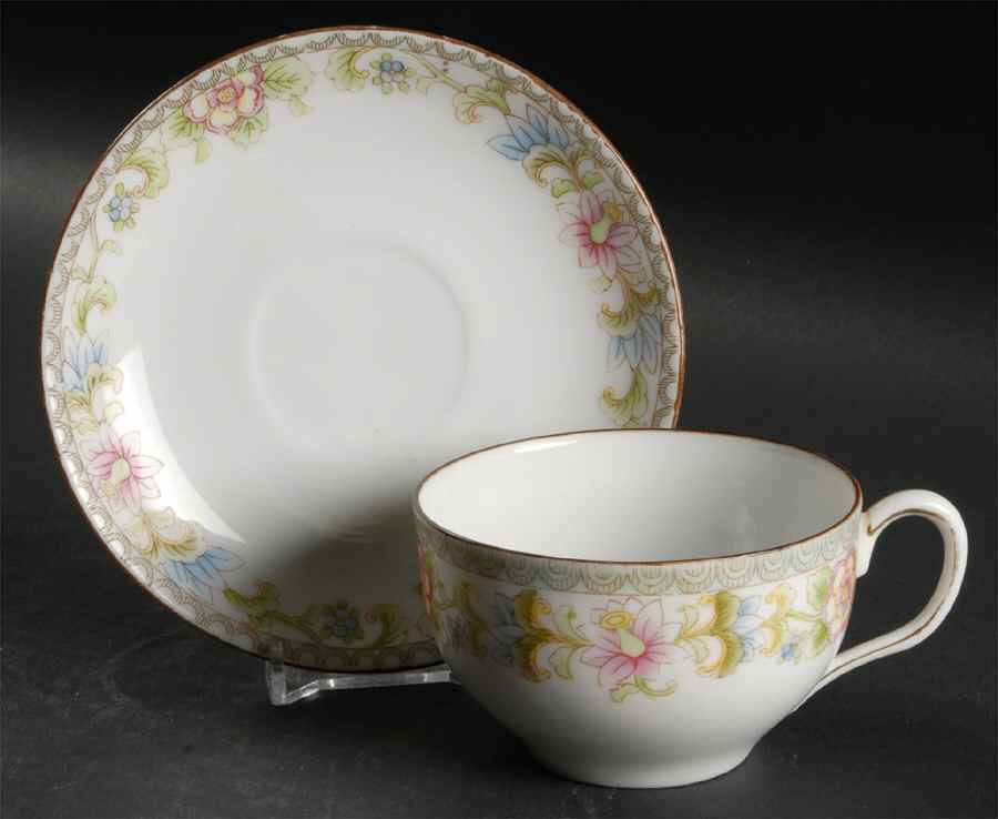 The Flamengo Flat Cup & Saucer Set by Noritake-1