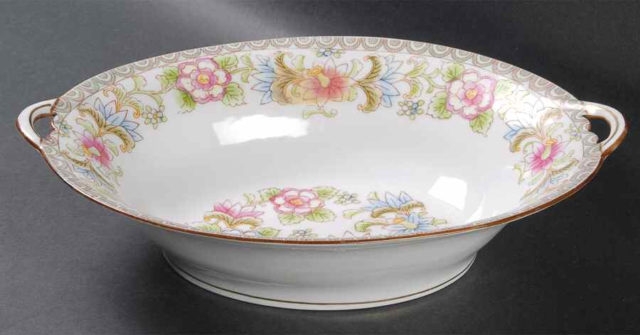 The Flamengo 10" Oval Vegetable Bowl by Noritake-1