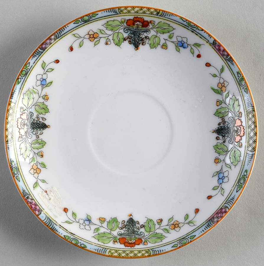 Florian Bassett Saucer for Bouillon Cup by Noritake-1
