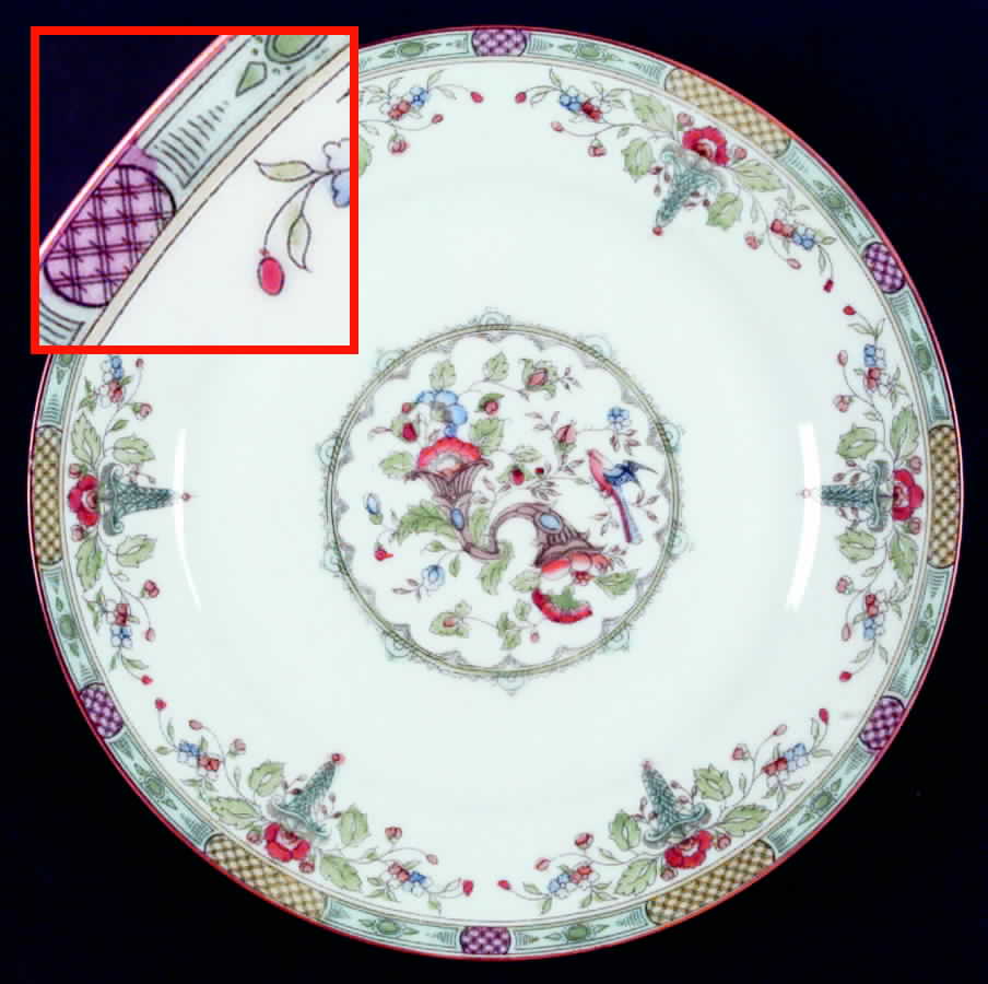 Florian Bassett Dinner Plate by Noritake-1