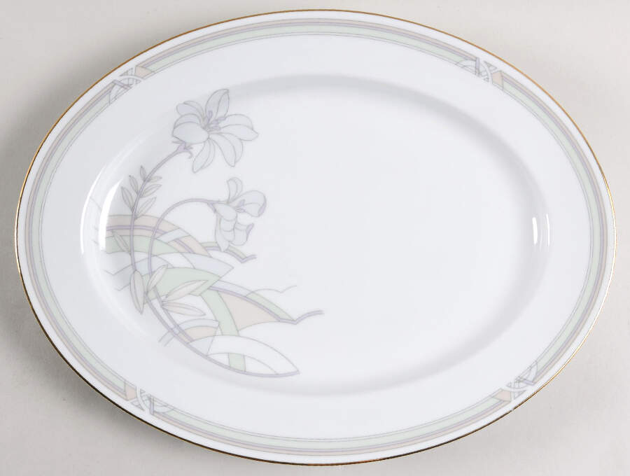 Floral Dream 13" Oval Serving Platter by Noritake-1