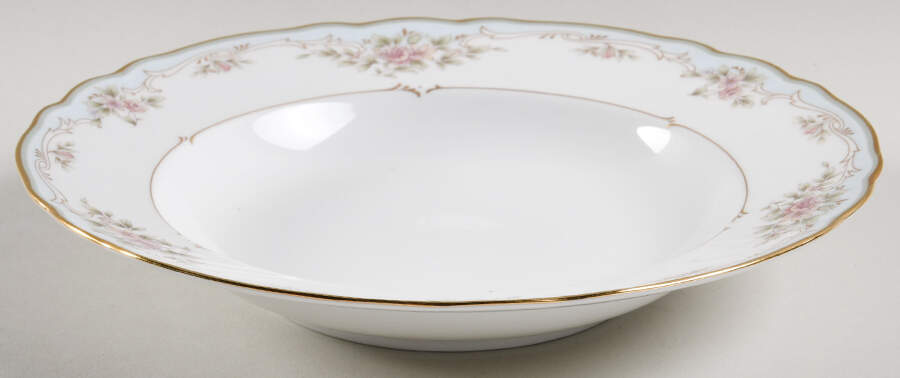 Floral Embrace Large Rim Soup Bowl by Noritake-1