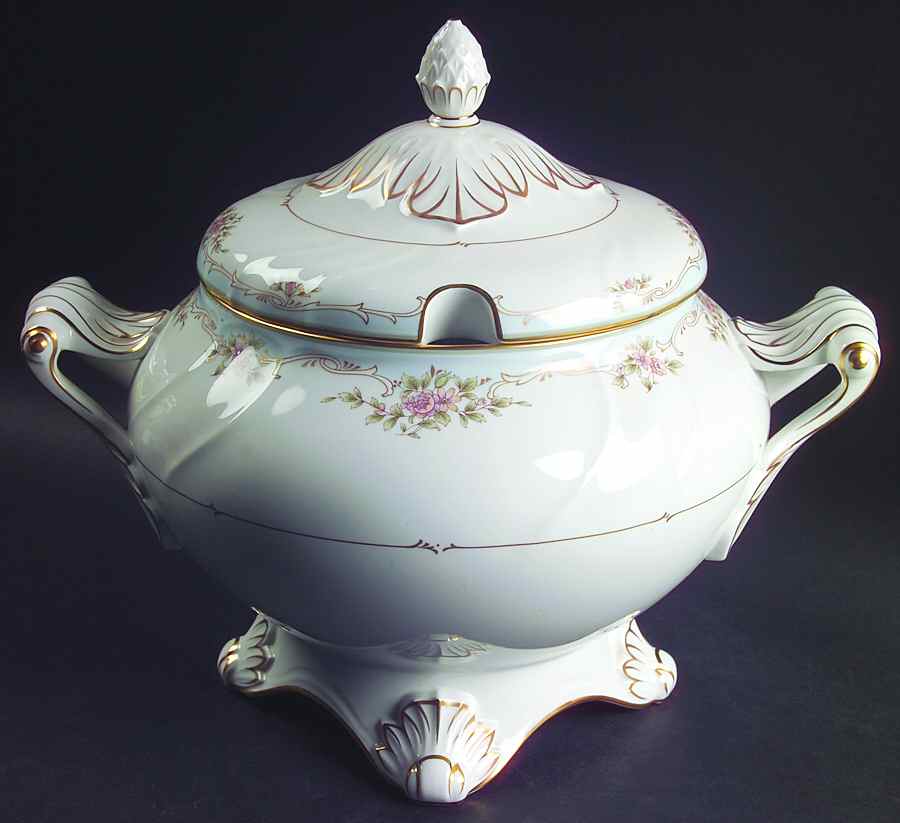 Floral Embrace Tureen &  Lid by Noritake-1