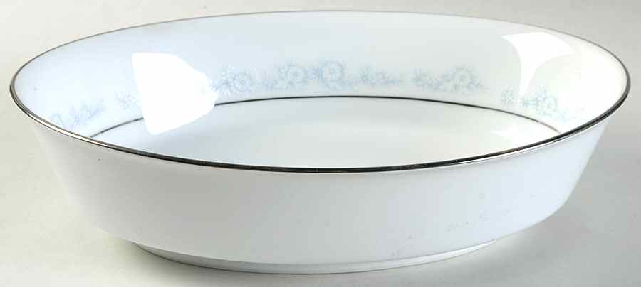 Fleurette 9" Oval Vegetable Bowl by Noritake-1