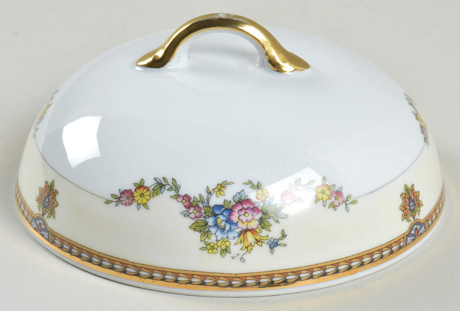 Fleurette Lid for Round Butter by Noritake-1