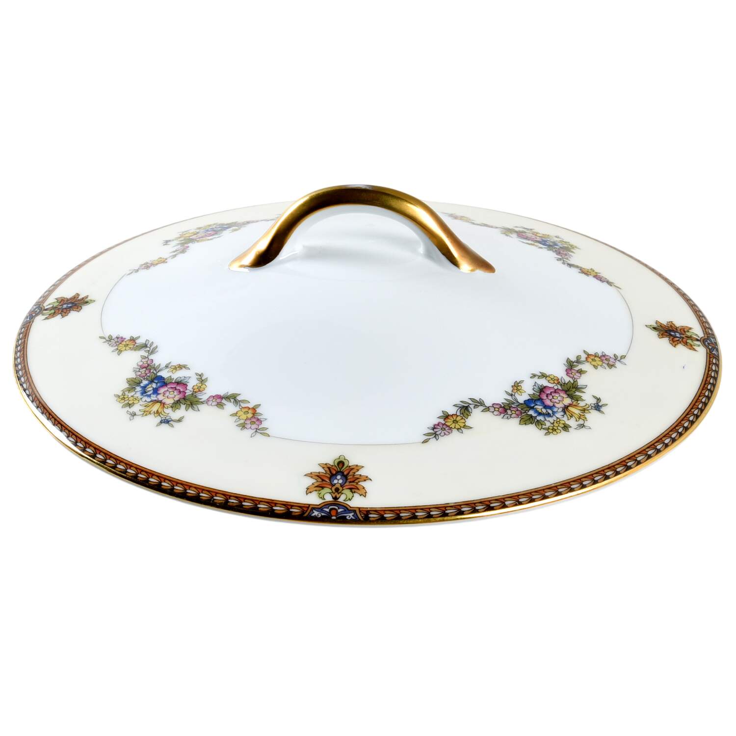 Fleurette Lid for Round Vegetable by Noritake-1
