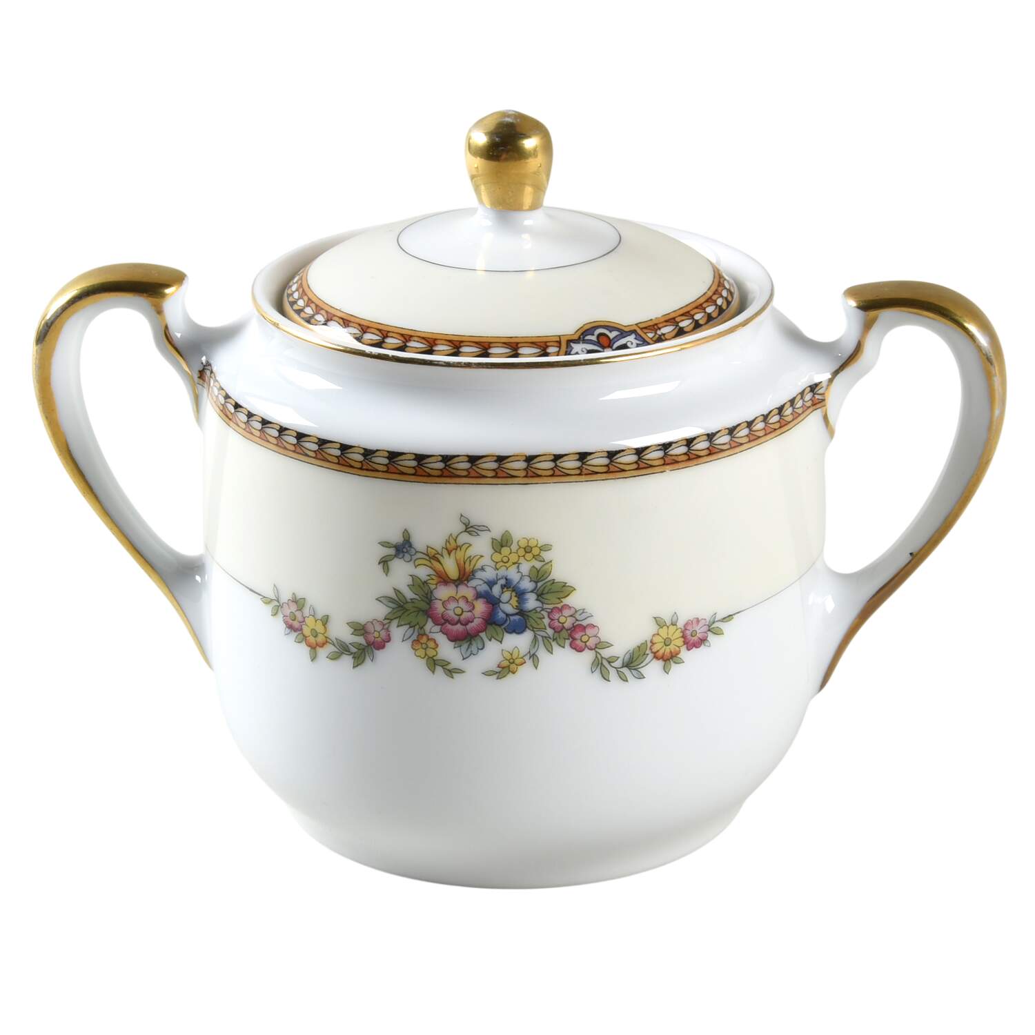 Fleurette Sugar Bowl & Lid by Noritake-1