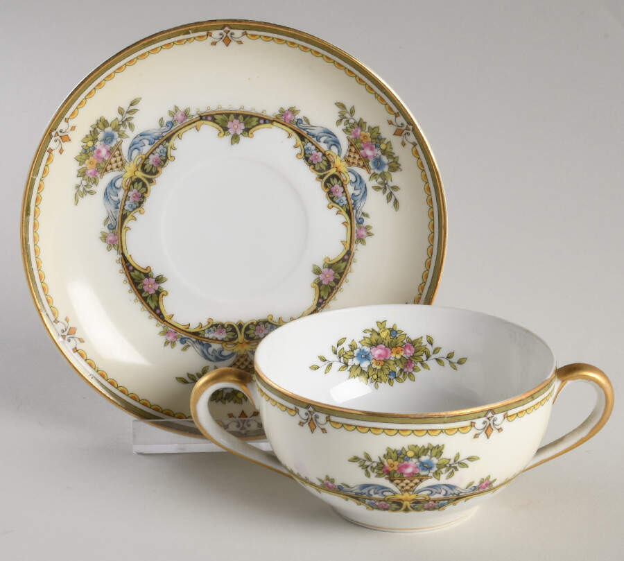 Fleury Bouillon Cup & Saucer by Noritake-1