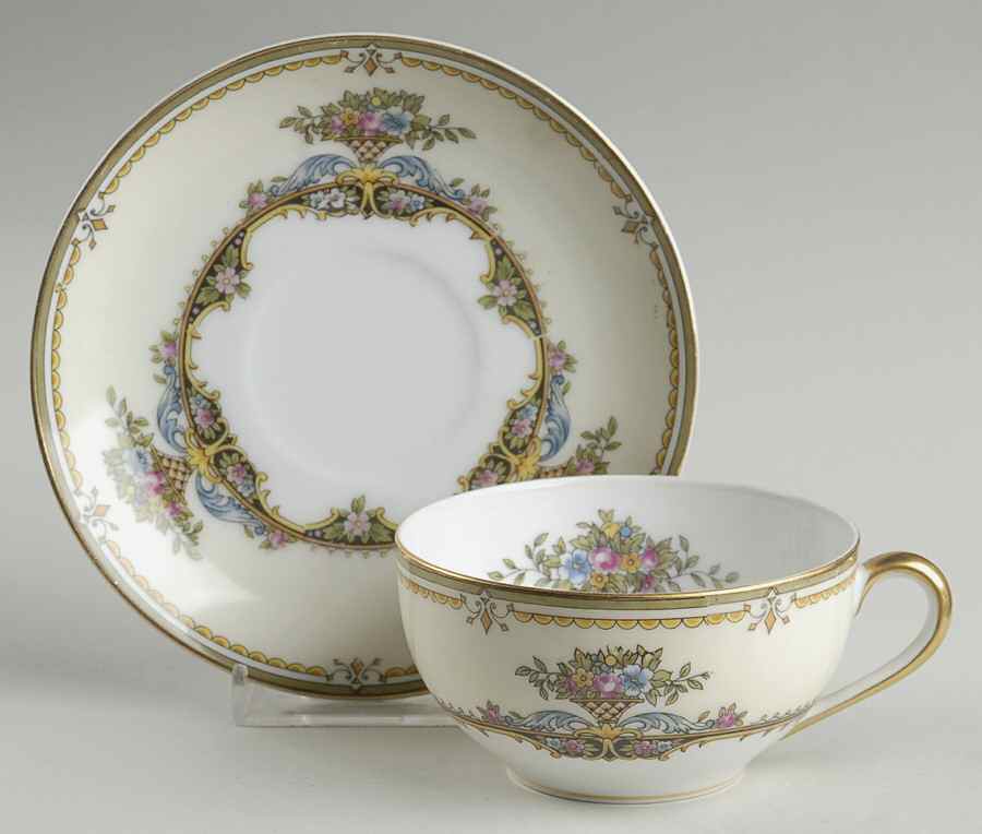 Fleury Flat Cup & Saucer Set by Noritake-1