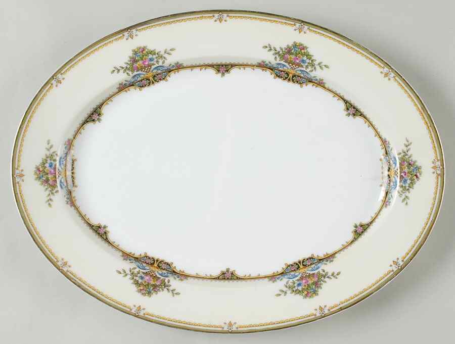 Fleury 13" Oval Serving Platter by Noritake-1