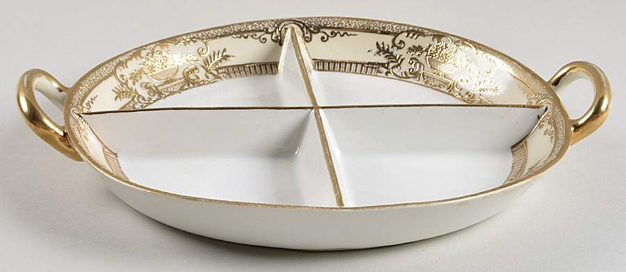 Fleurgold 4 Part Relish by Noritake-1