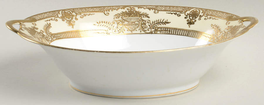 Fleurgold 10" Oval Vegetable Bowl by Noritake-1