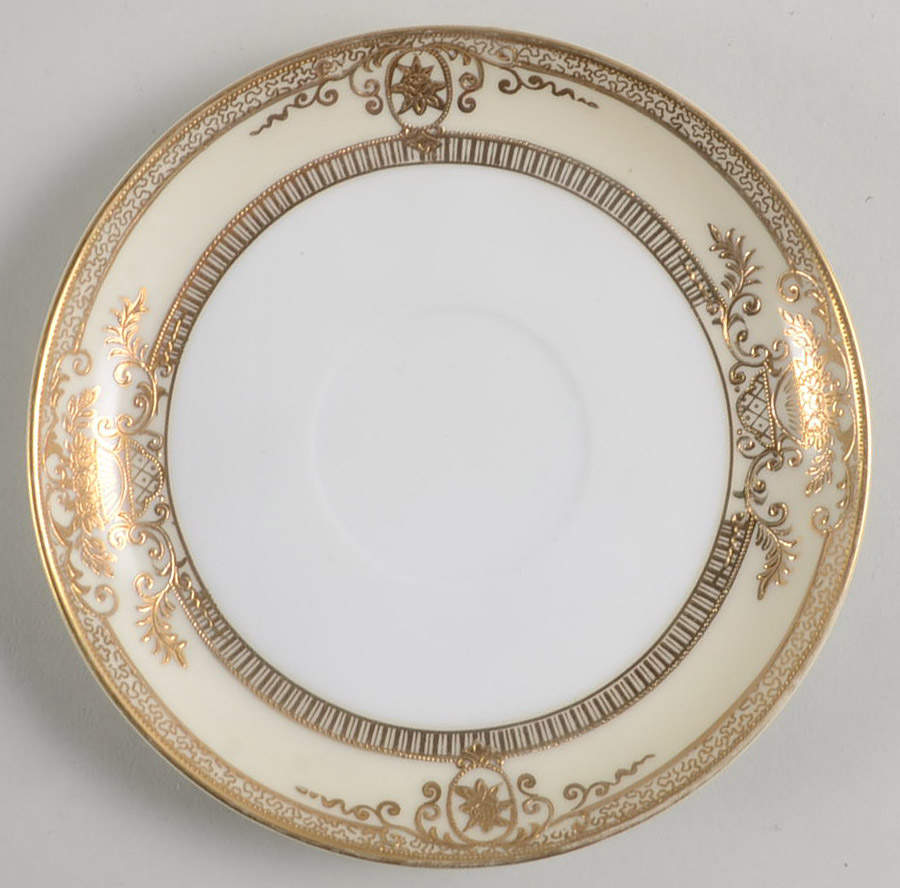 Fleurgold Saucer for Oversized Cup by Noritake-1