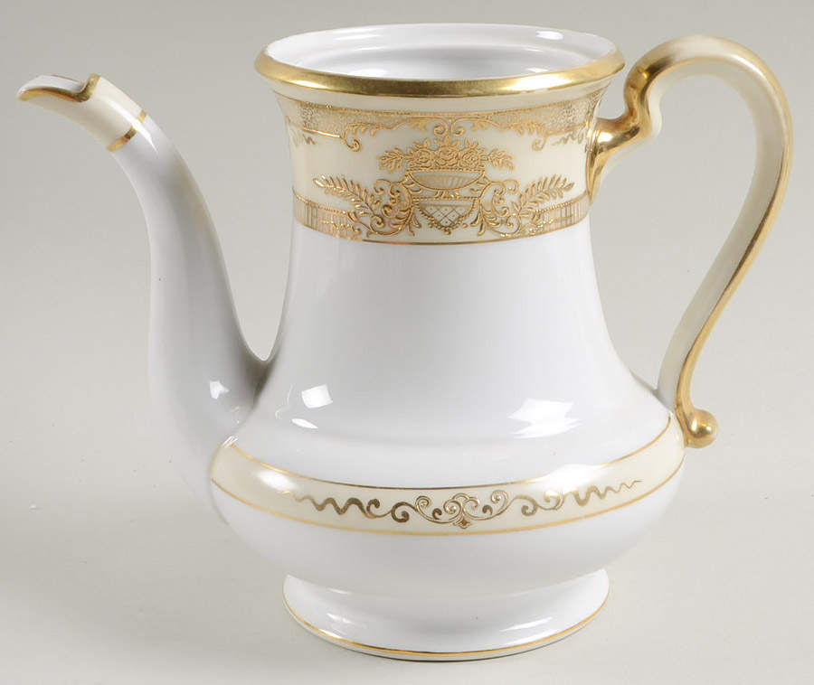 Fleurgold Coffee Pot No Lid by Noritake-1