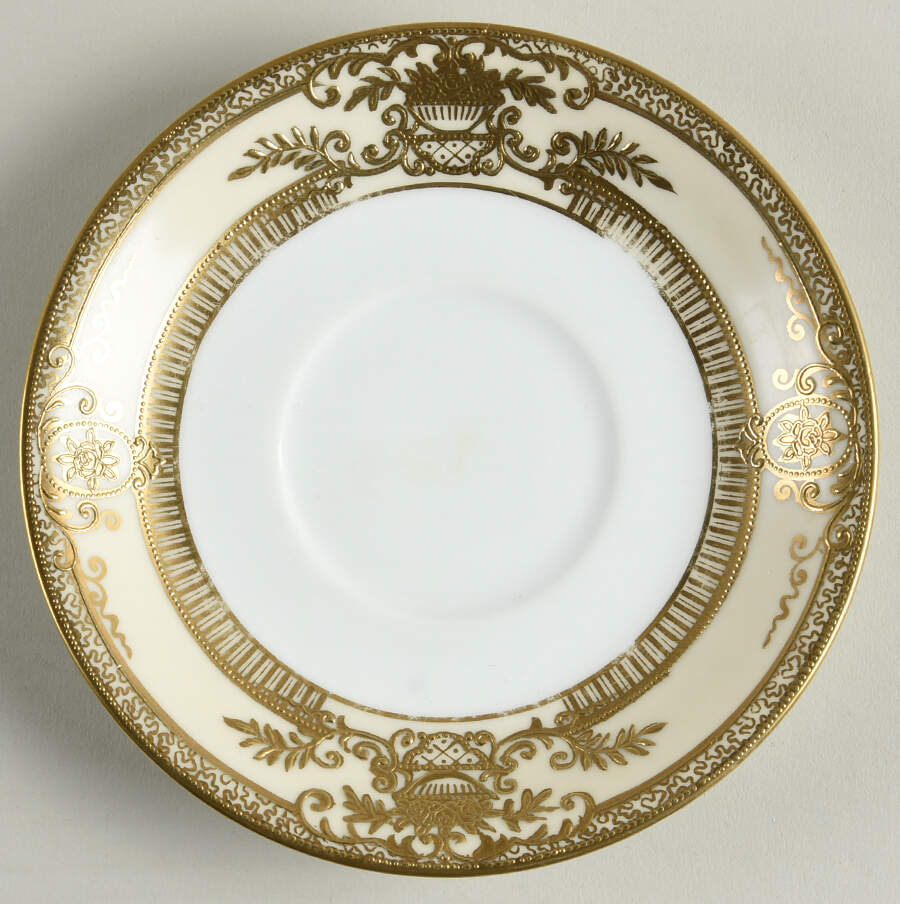 Fleurgold Saucer for Footed Cup by Noritake-1