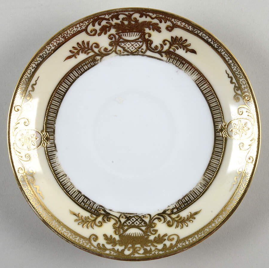 Fleurgold Saucer for Flat Cup by Noritake-1