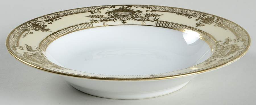 Fleurgold Rim Soup Bowl by Noritake-1