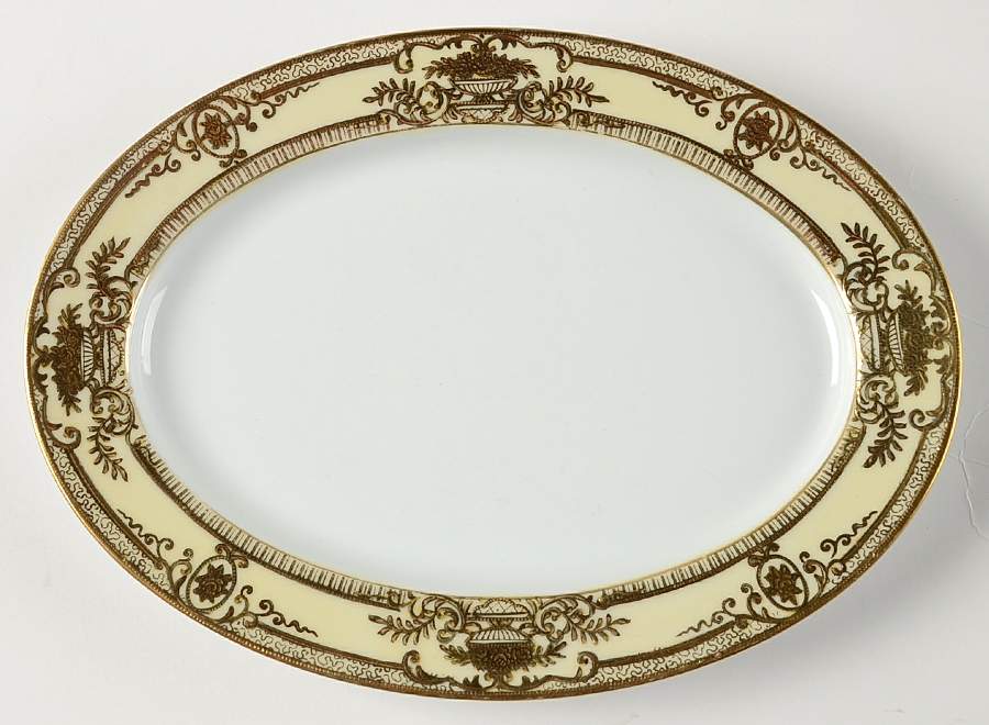 Fleurgold 10" Oval Serving Platter by Noritake-1