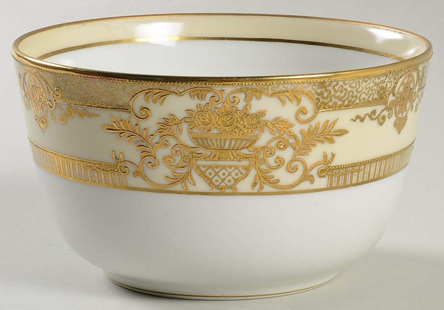 Fleurgold Cranberry Bowl by Noritake-1