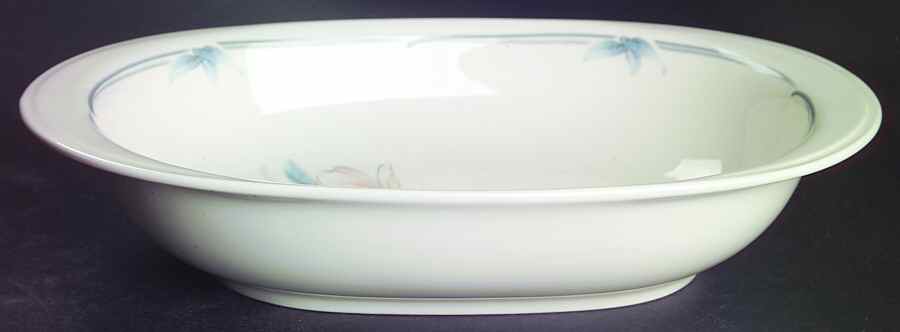 Floating Garden 10" Oval Vegetable Bowl by Noritake-1