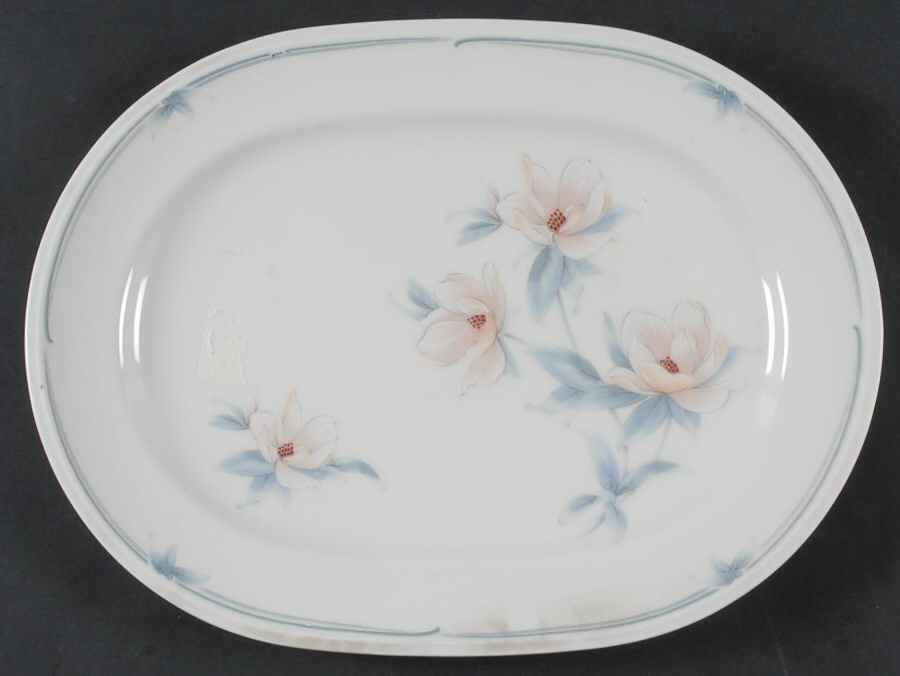 Floating Garden 13" Oval Serving Platter by Noritake-1