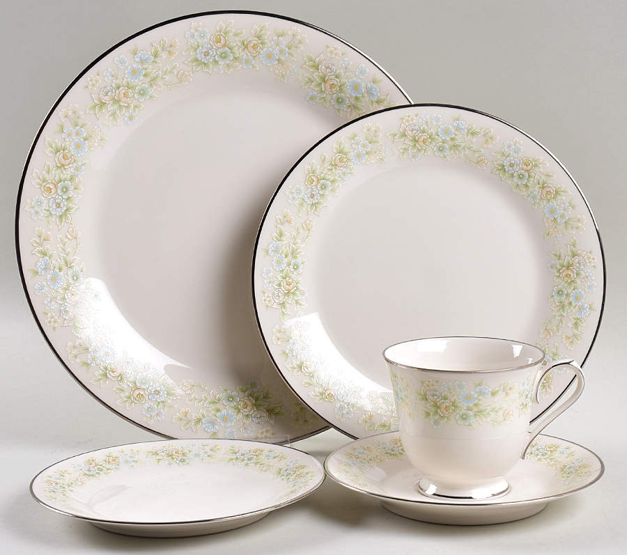 Flower Maid 5 Piece Place Setting by Noritake-1