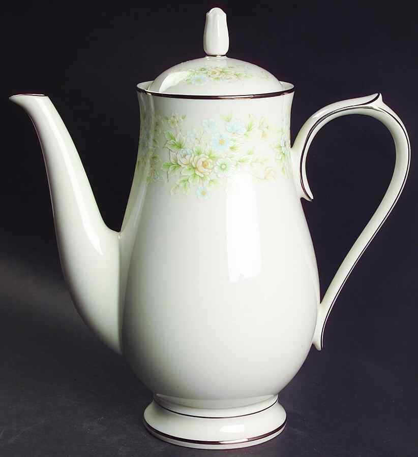Flower Maid Coffee Pot & Lid by Noritake-1