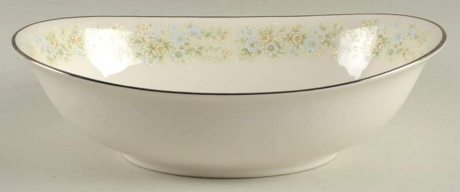 Flower Maid 9" Oval Vegetable Bowl by Noritake-1