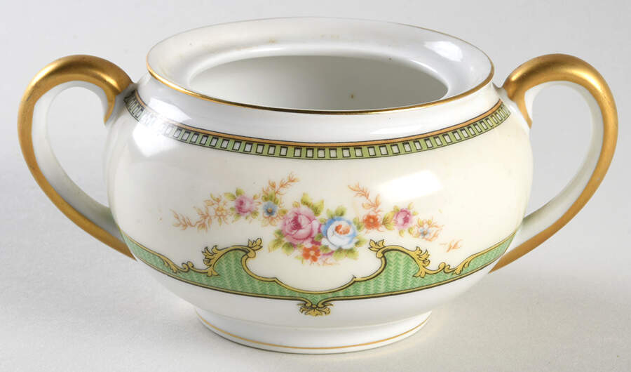 Floreal Mini Sugar Bowl No Lid by Noritake-1