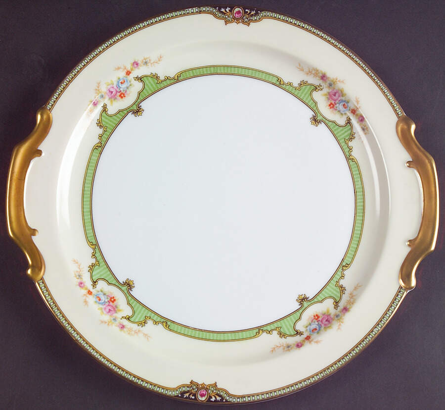 Floreal Handled Cake Plate by Noritake-1