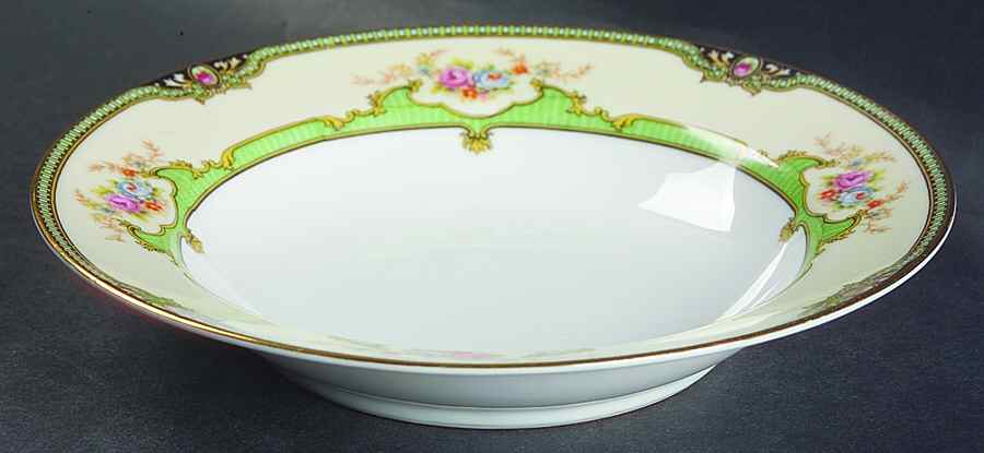Floreal Rim Soup Bowl by Noritake-1