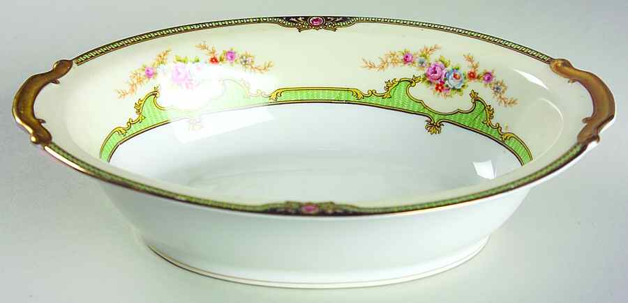 Floreal 9" Oval Vegetable Bowl by Noritake-1