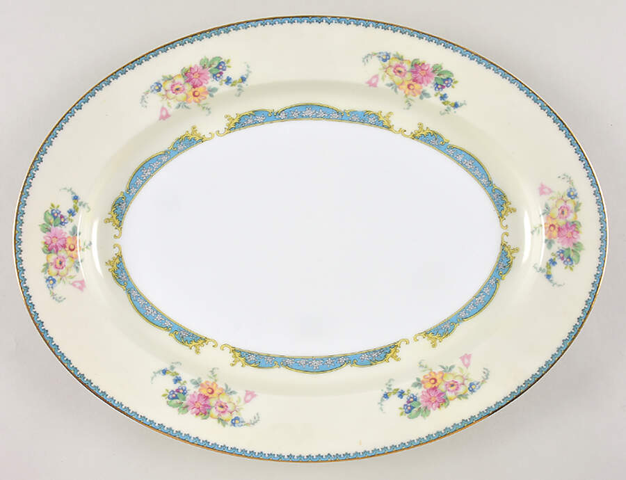 Flodena 13" Oval Serving Platter by Noritake-1