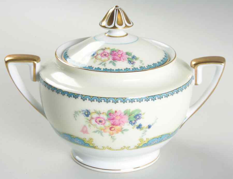 Flodena Sugar Bowl & Lid by Noritake-1
