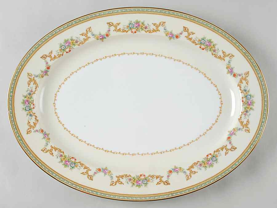 Flomar 16" Oval Serving Platter by Noritake-1