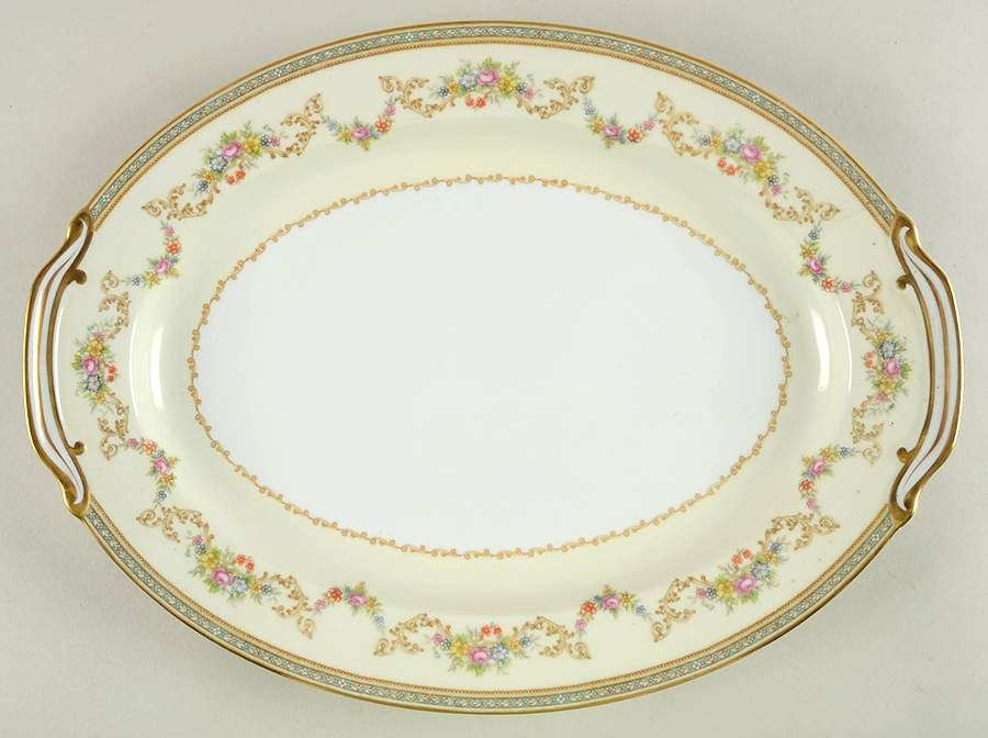 Flomar 16" Oval Serving Platter by Noritake-1