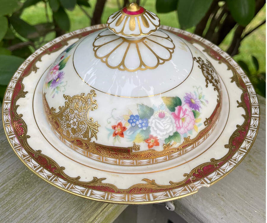 Floragold Round Covered Vegetable by Noritake-1