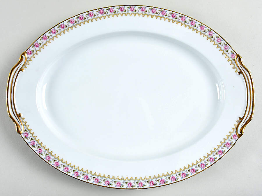 Floralee 13" Oval Serving Platter by Noritake-1