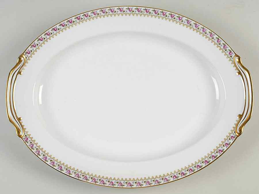 Floralee 16" Oval Serving Platter by Noritake-1