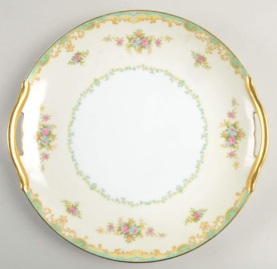 Floralia Square Handled Cake Plate by Noritake-1
